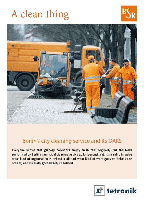 Success story Berliner Stadtreinigung